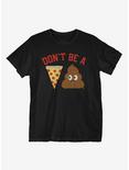 Pizza Poop T-Shirt, BLACK, hi-res