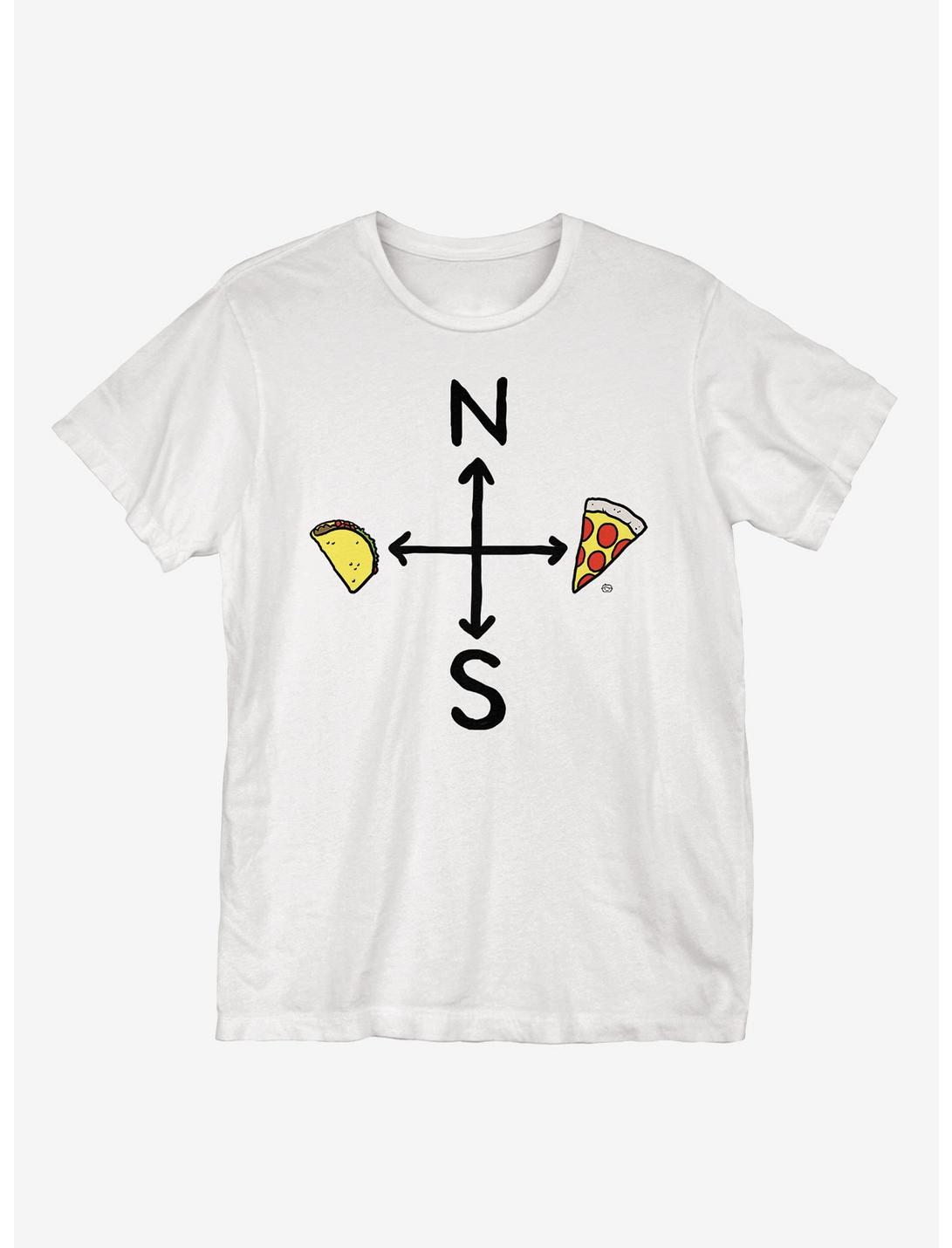 North South Pizza Taco T-Shirt, WHITE, hi-res