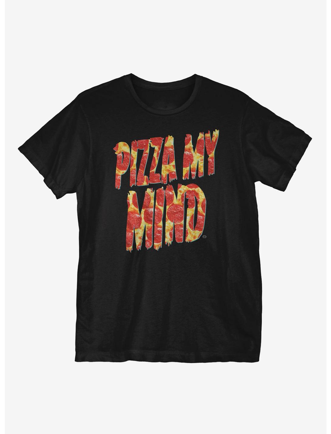 Pizza My Mind T-Shirt, BLACK, hi-res