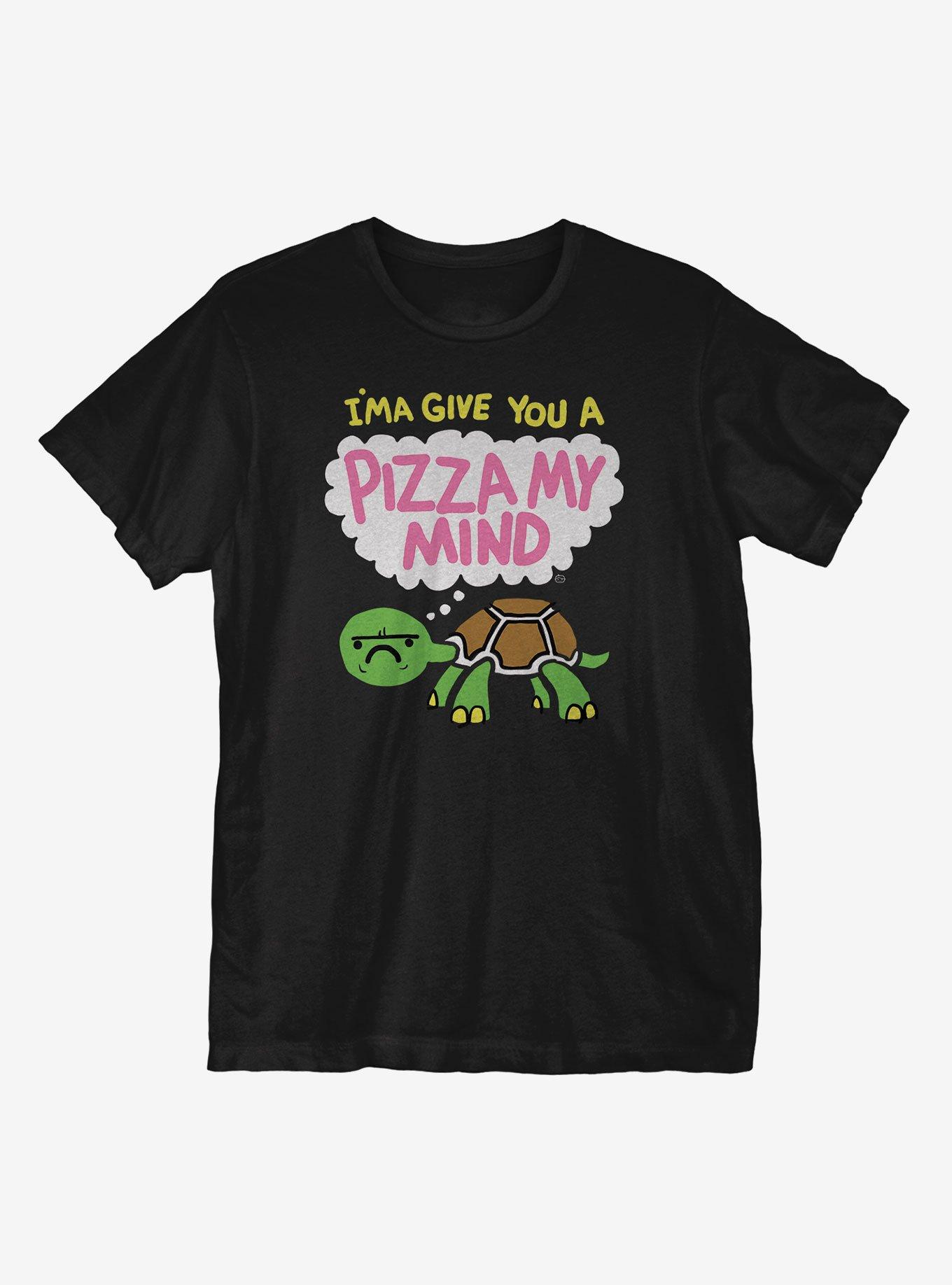 Give You A Pizza My Mind T-Shirt, BLACK, hi-res