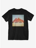Great Pyramid of Pizza T-Shirt, BLACK, hi-res