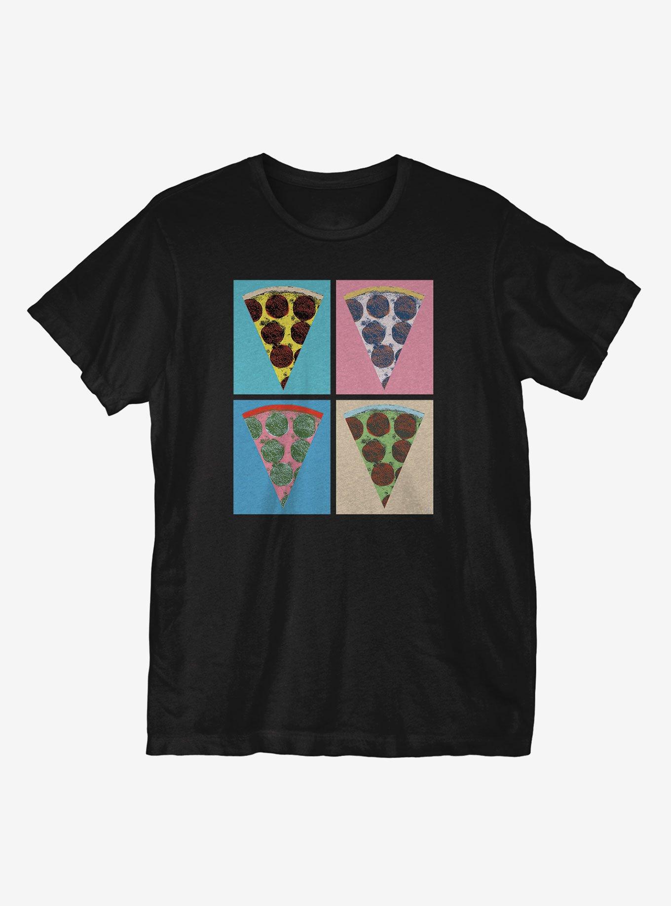 Pizza Art T-Shirt, BLACK, hi-res