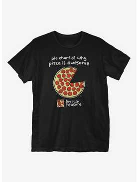 Pizza Pie Chart T-Shirt, , hi-res