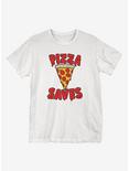 Pizza Saves T-Shirt, WHITE, hi-res