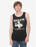 Rick and Morty Rick's Gym Tank Top, BLACK, hi-res