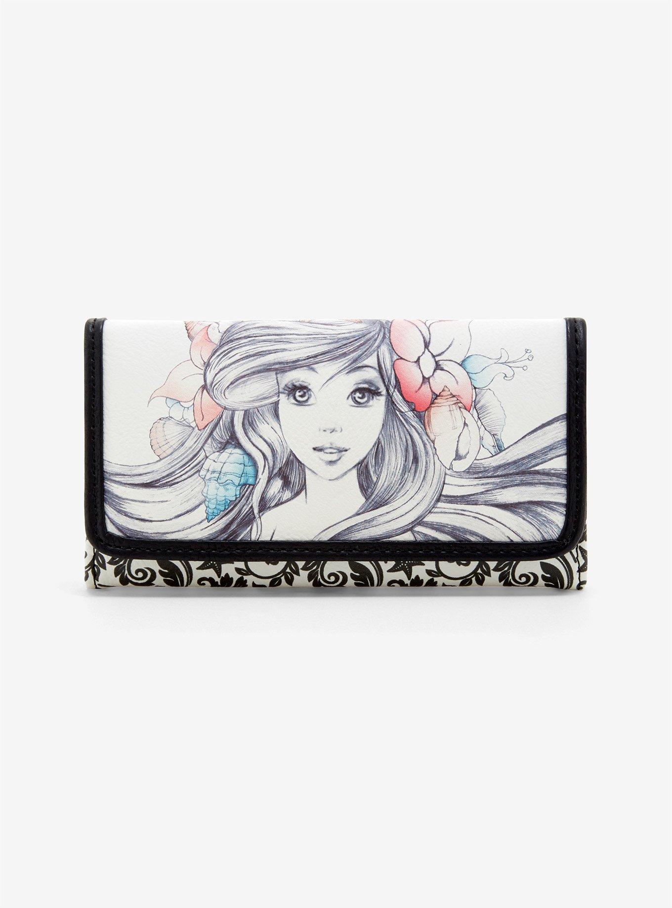 Travel Art Kit for Kids Mermaid Travel Drawing Wallet Art 