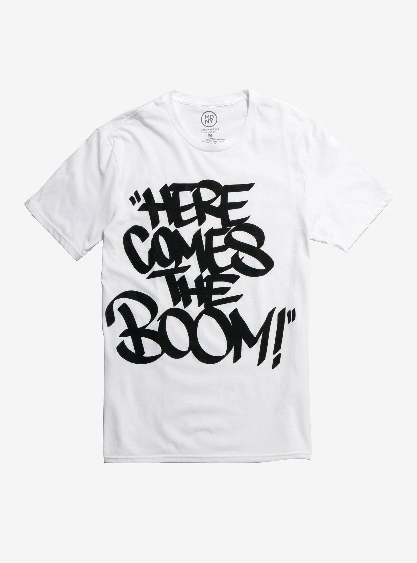 P.O.D. Here Comes The Boom T-Shirt, WHITE, hi-res