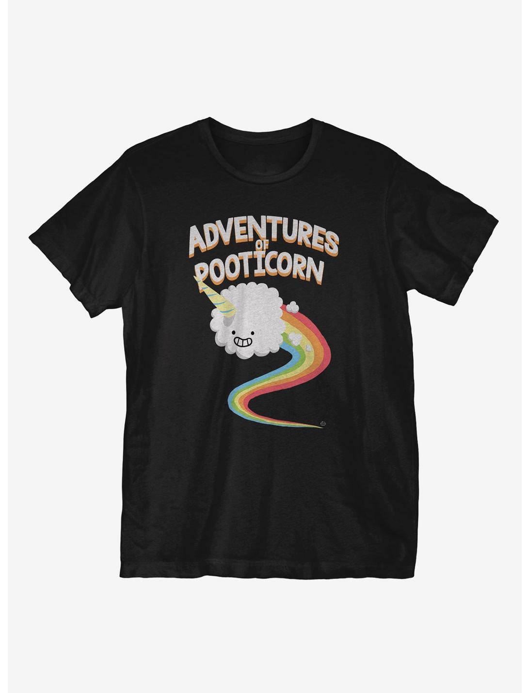 Adventure of Pooticorn T-Shirt, BLACK, hi-res