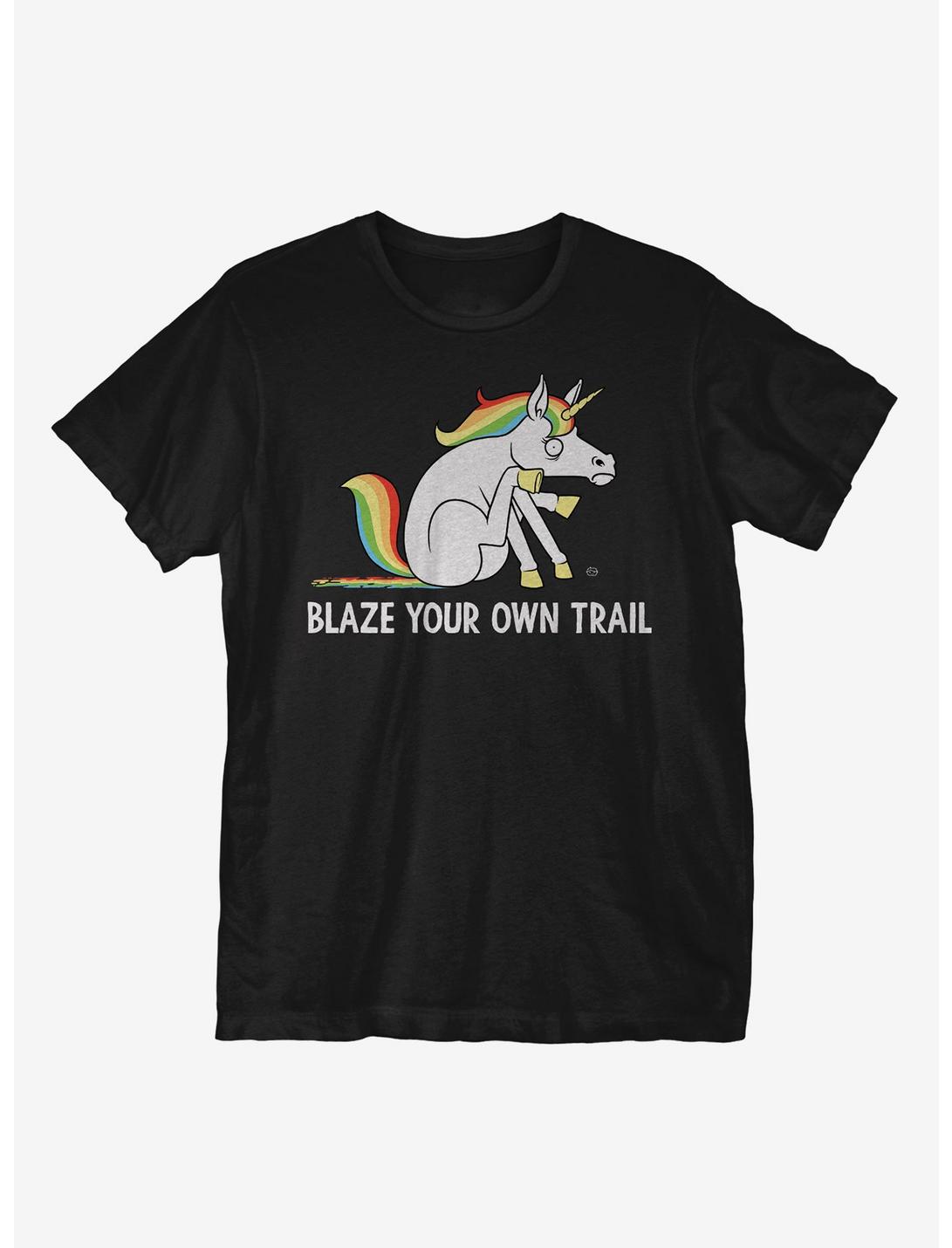Blaze Your Own Trail T-Shirt, BLACK, hi-res