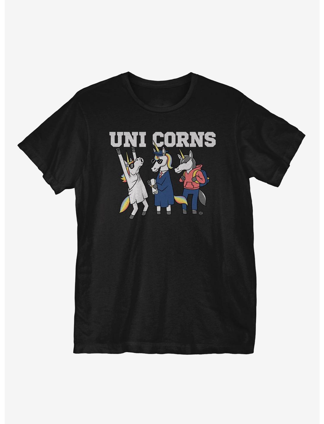 Uni Corns T-Shirt, BLACK, hi-res