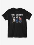 Uni Corns T-Shirt, BLACK, hi-res