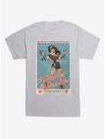 DC Comics  Wonder Woman Poster T-Shirt, SILVER, hi-res