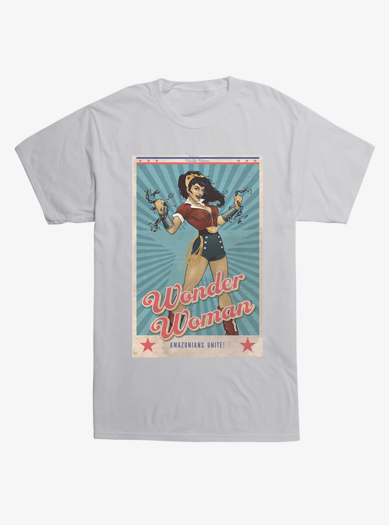 DC Comics  Wonder Woman Poster T-Shirt, , hi-res