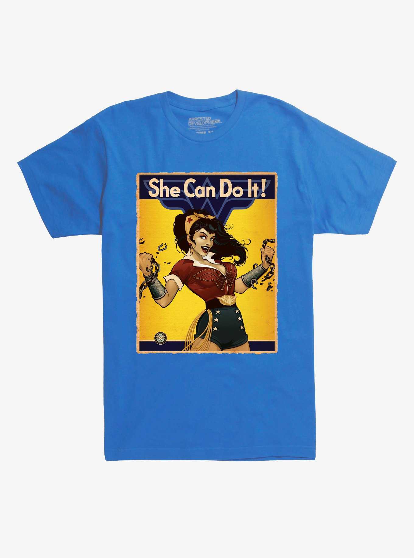 DC Comics  Wonder Woman She Can Do It T-Shirt, , hi-res