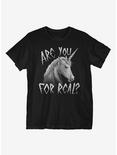 Are You For Real T-Shirt, BLACK, hi-res
