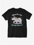 Rhinos Are Just Chubby Unicorns T-Shirt, BLACK, hi-res