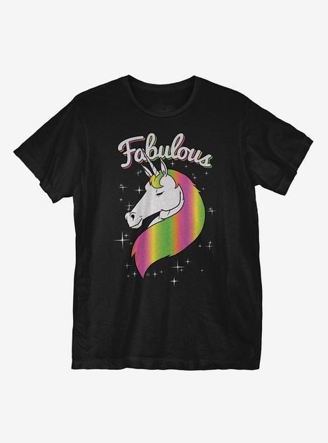 Yassss Unicorn T-Shirt - BLACK | Hot Topic