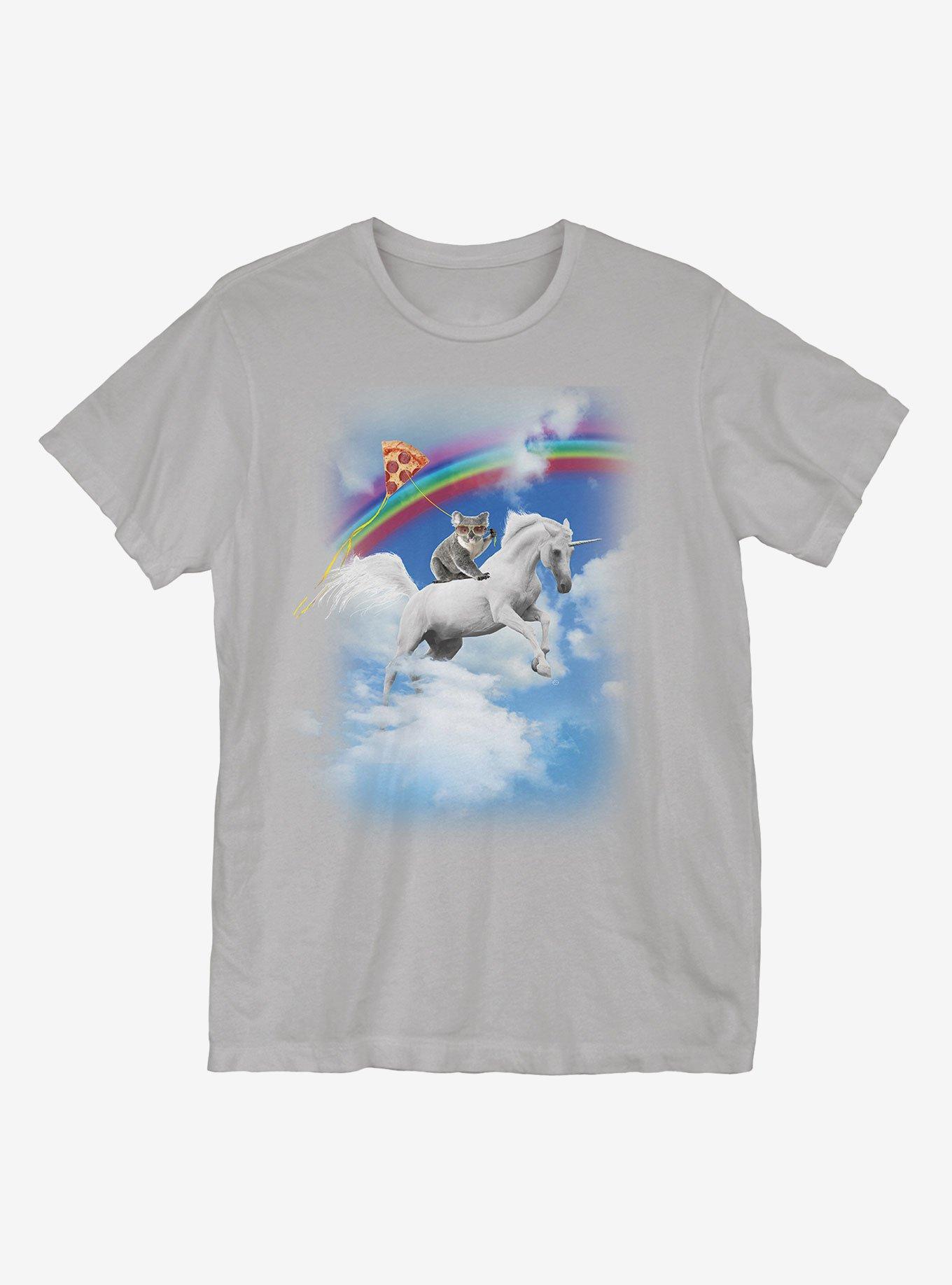 Koala Unicorn Pizza Kite Rainbow, STORM GREY, hi-res