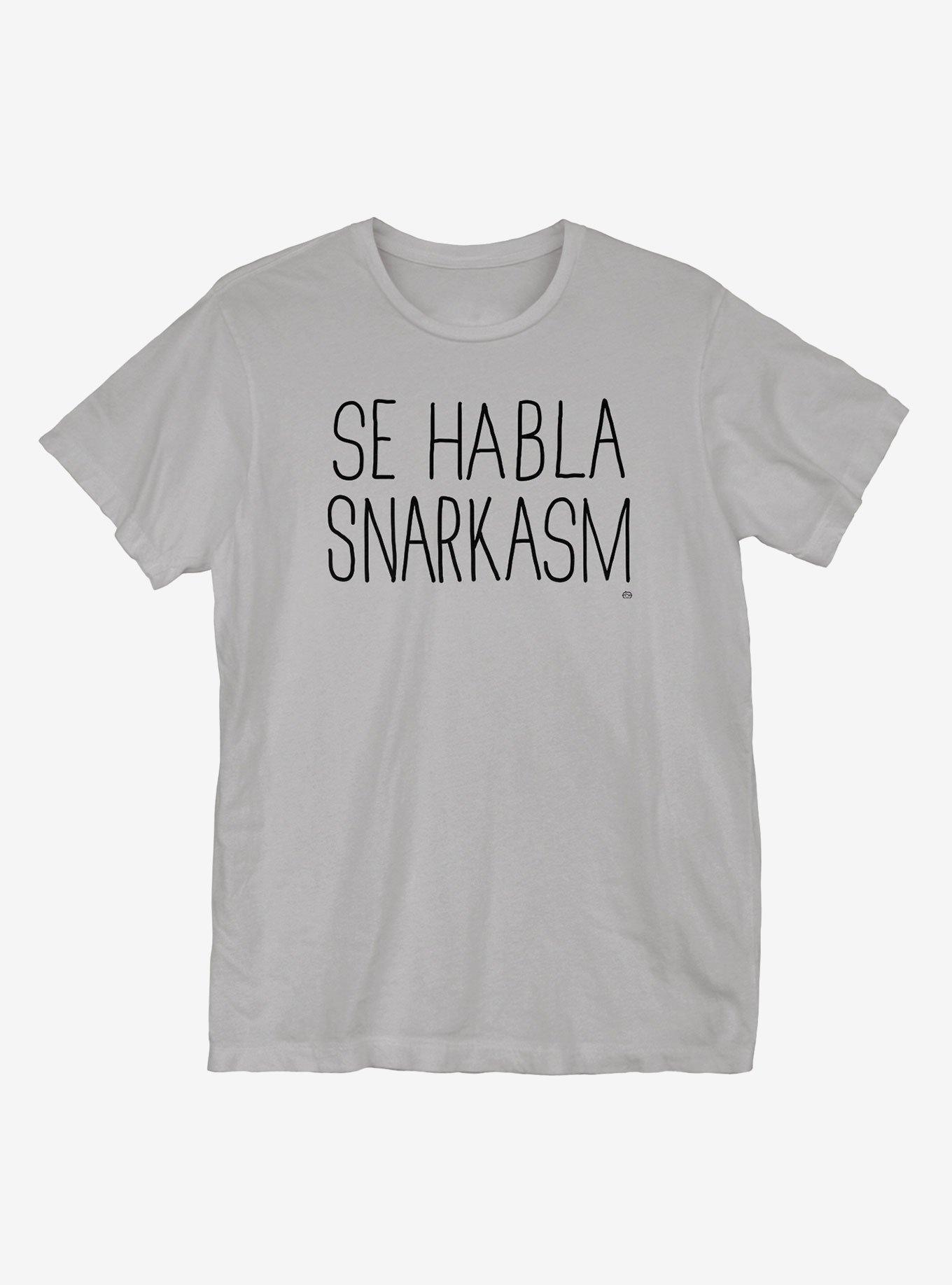 Se Habla Snarkasm T-Shirt, STORM GREY, hi-res