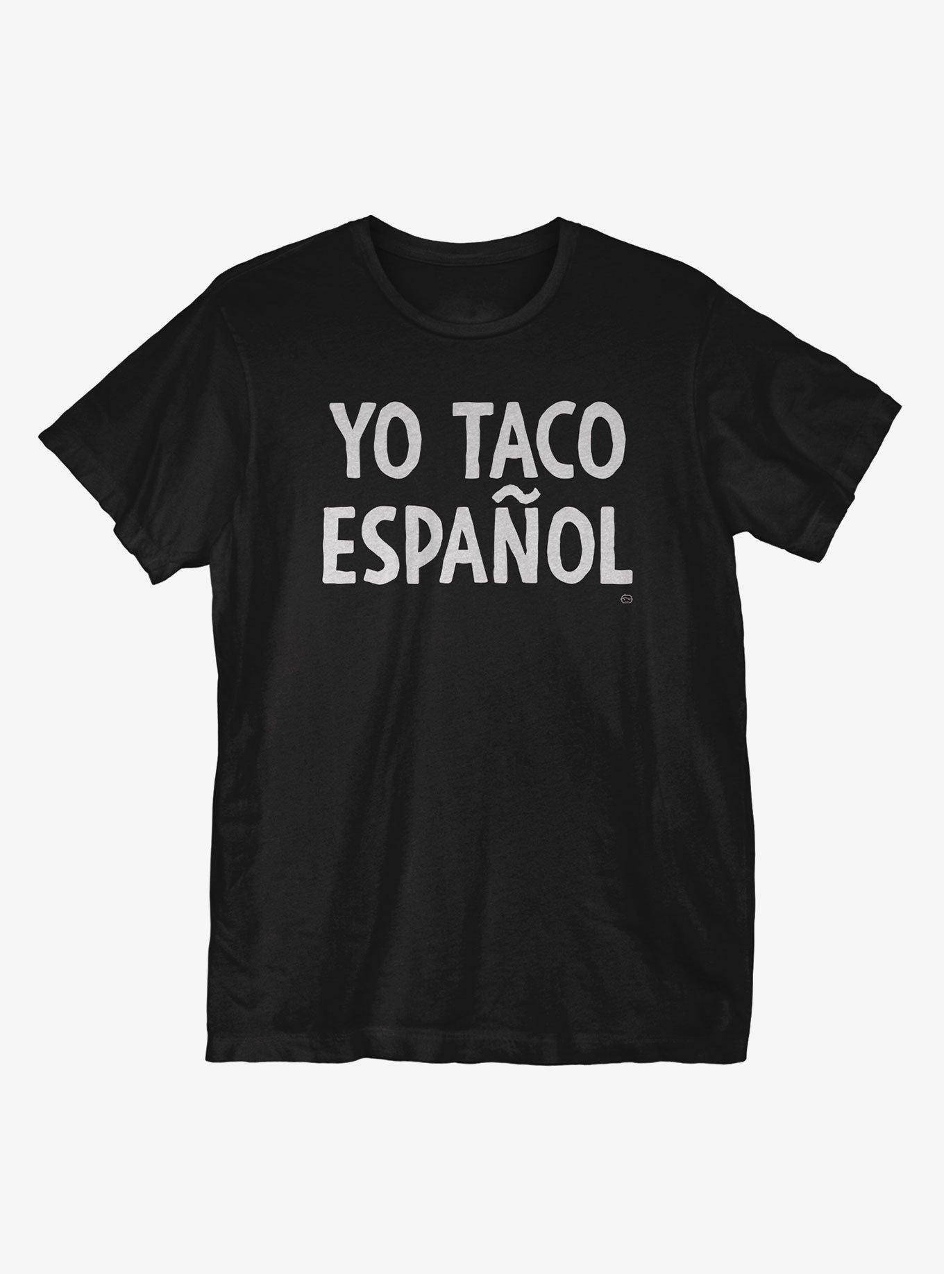 Yo Taco Español T-Shirt, BLACK, hi-res
