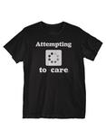 Attempting To Care T-Shirt, BLACK, hi-res