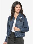 Disney Pixar WALL-E Womens Recycled Denim Jacket - BoxLunch Exclusive, MULTI, hi-res