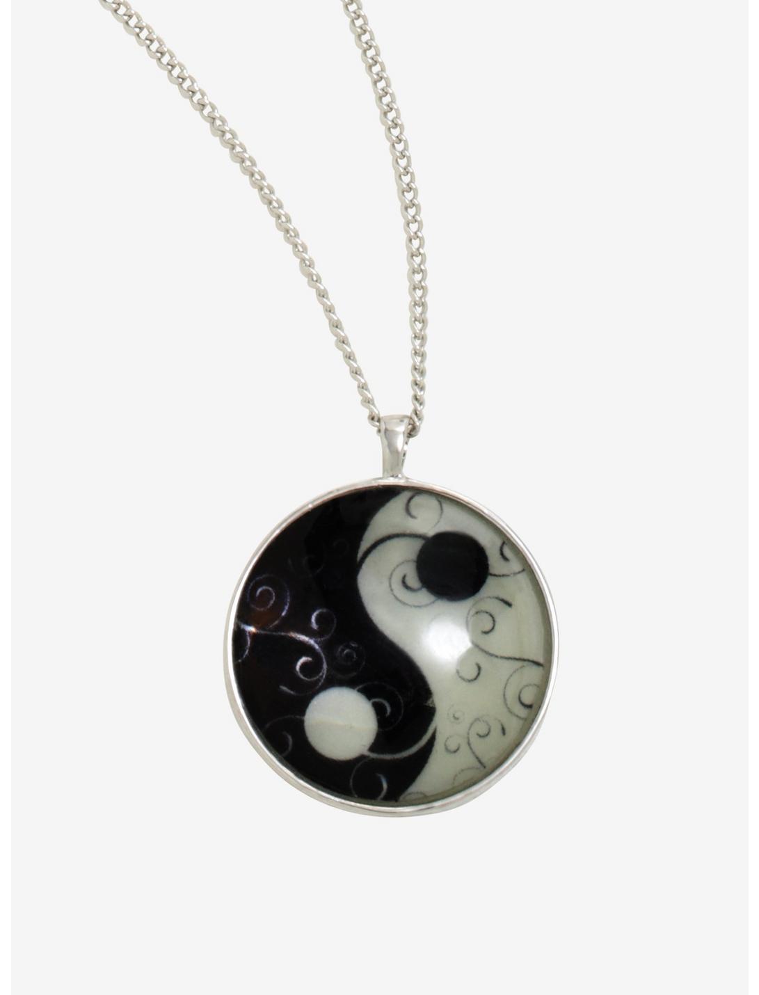 Yin-Yang Glow-In-The-Dark Necklace, , hi-res