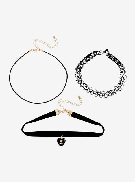 Rose Heart Choker Set | Hot Topic