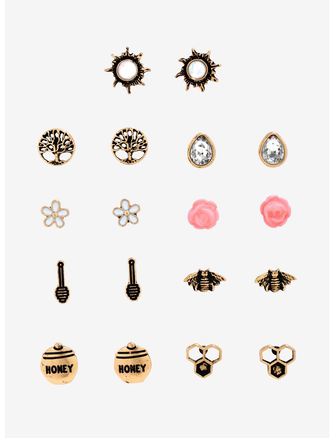 Bee All You Can Bee Bees And Honey Earring Set, , hi-res