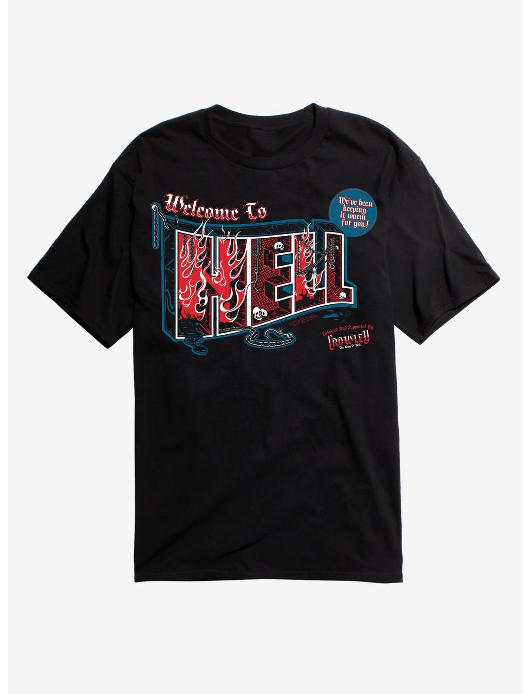 Supernatural Welcome To Hell T-Shirt , BLACK, hi-res