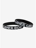 Gamer Boy Gamer Girl Rubber Bracelet Set, , hi-res