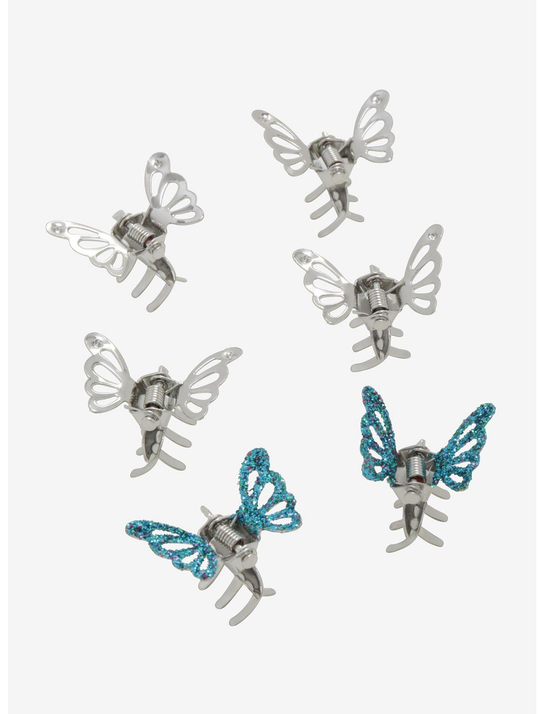 Butterfly Hair Clip Set, , hi-res