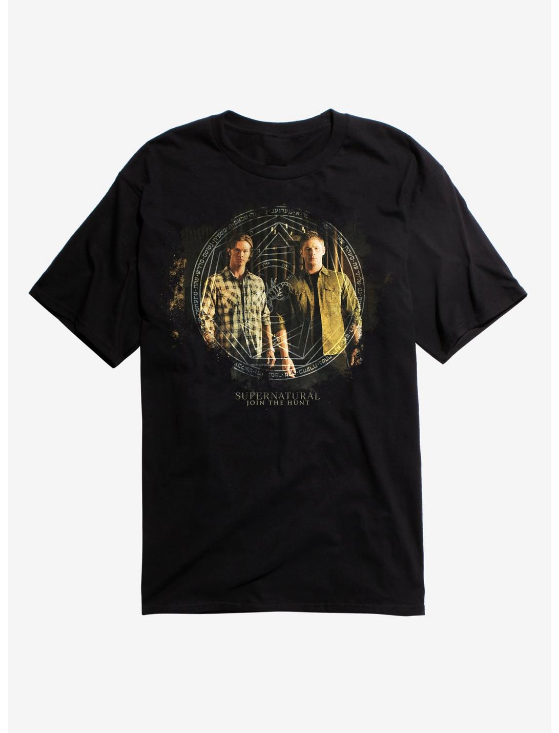 Supernatural Join The Hunt Brothers T-Shirt, BLACK, hi-res