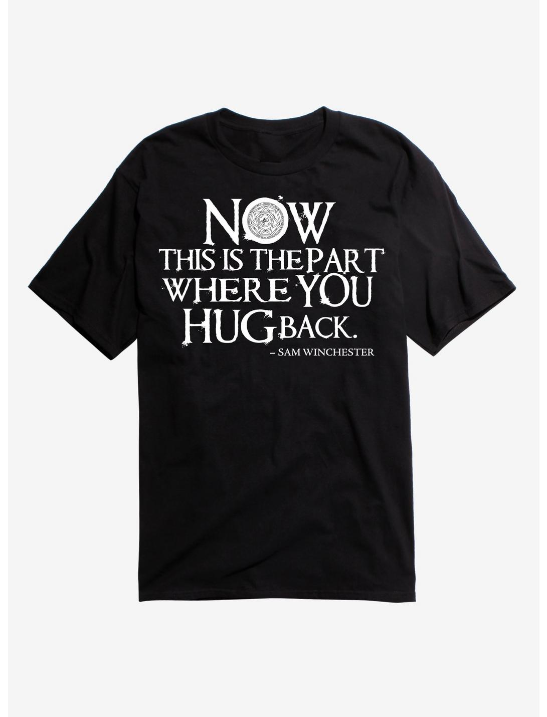 Supernatural Hug T-Shirt, BLACK, hi-res
