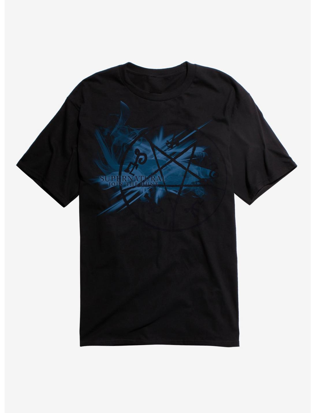 Supernatural Join The Hunt Logos T-Shirt , BLACK, hi-res