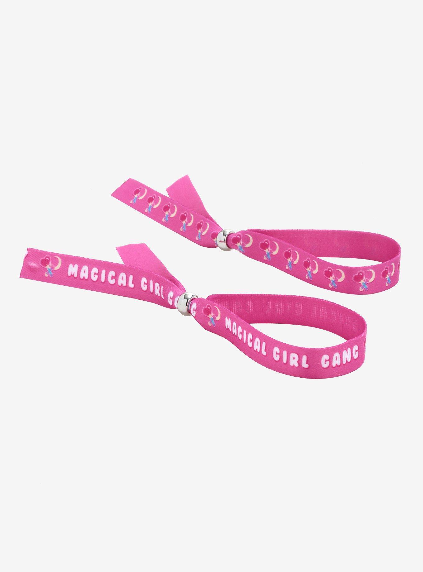 Magical Girl Gang Fabric Bracelet Set, , hi-res