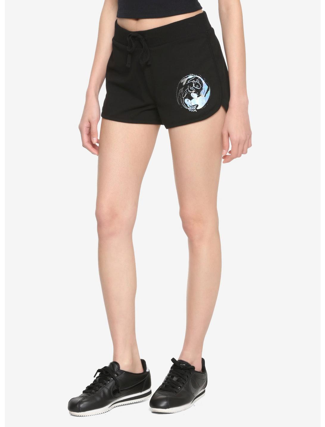 How To Train Your Dragon: The Hidden World Toothless & Light Fury Girls Soft Shorts, BLACK, hi-res