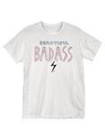 Beautiful Badass T-Shirt, WHITE, hi-res