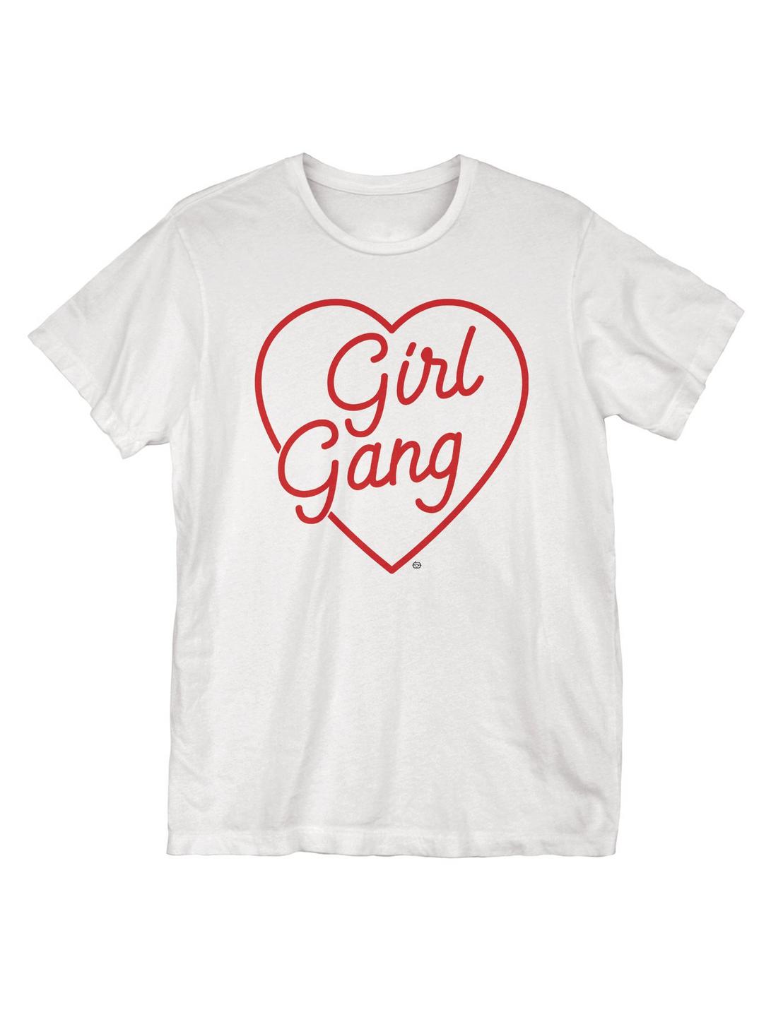 GRL GNG Heart T-Shirt, WHITE, hi-res