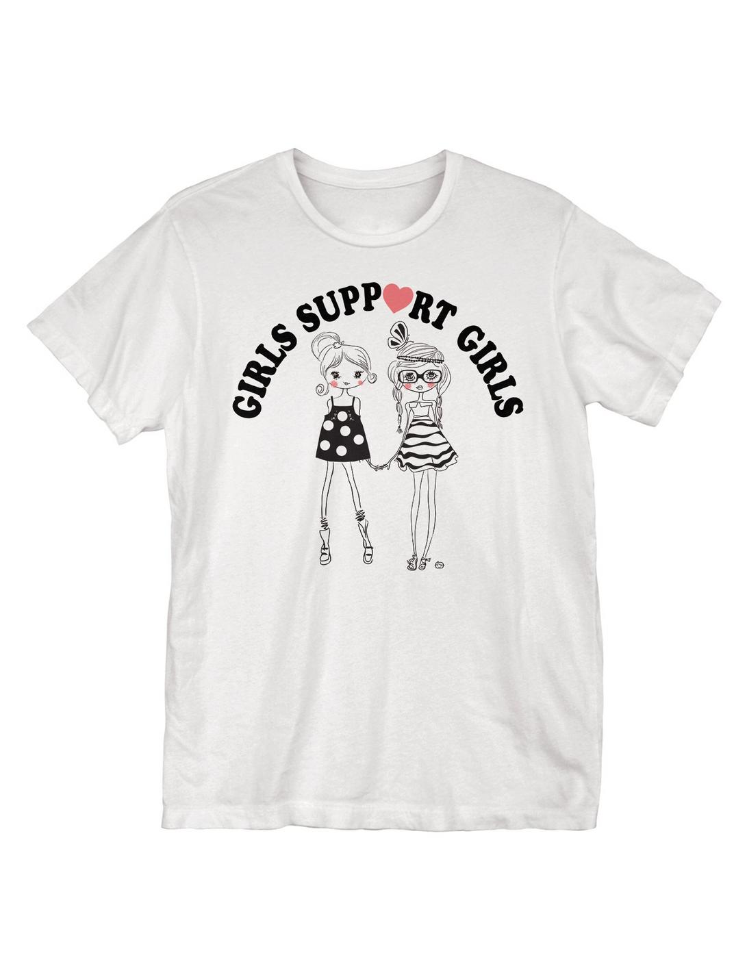 Support Girls T-Shirt, WHITE, hi-res