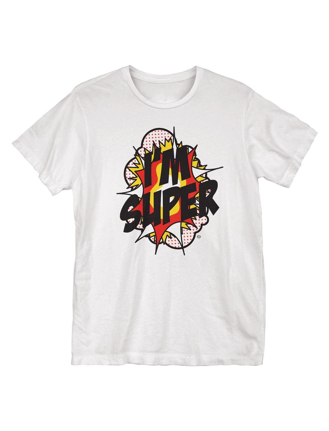 I'm Super T-Shirt, WHITE, hi-res