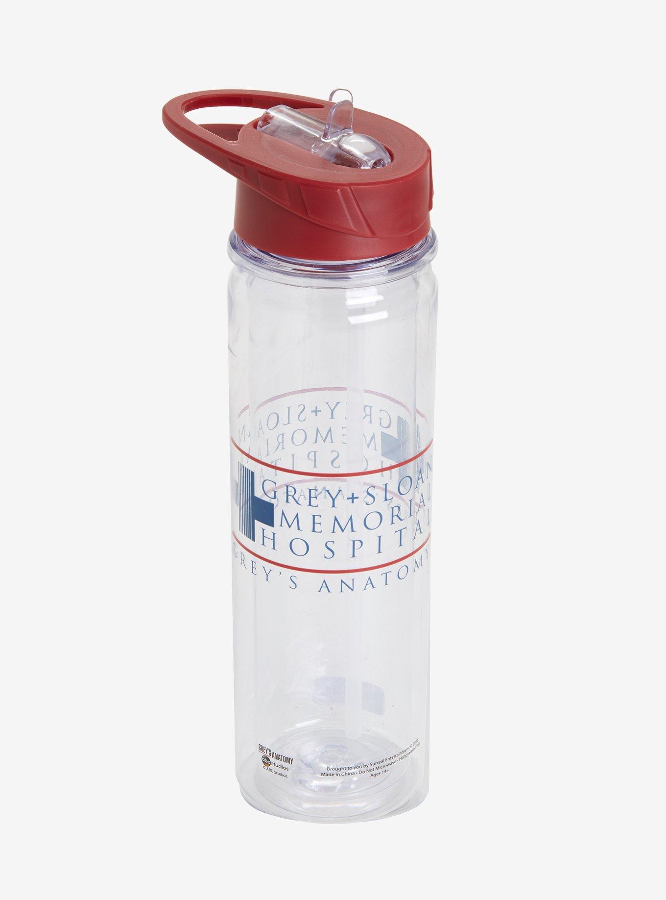 Grey's Anatomy Grey Sloan Memorial Water Bottle - BoxLunch Exclusive, , hi-res