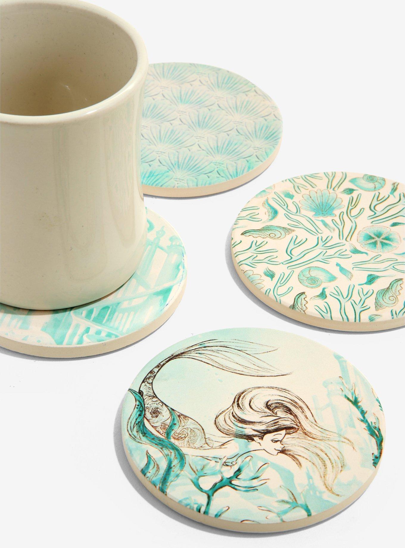 Disney The Little Mermaid Coaster Set - BoxLunch Exclusive, , hi-res