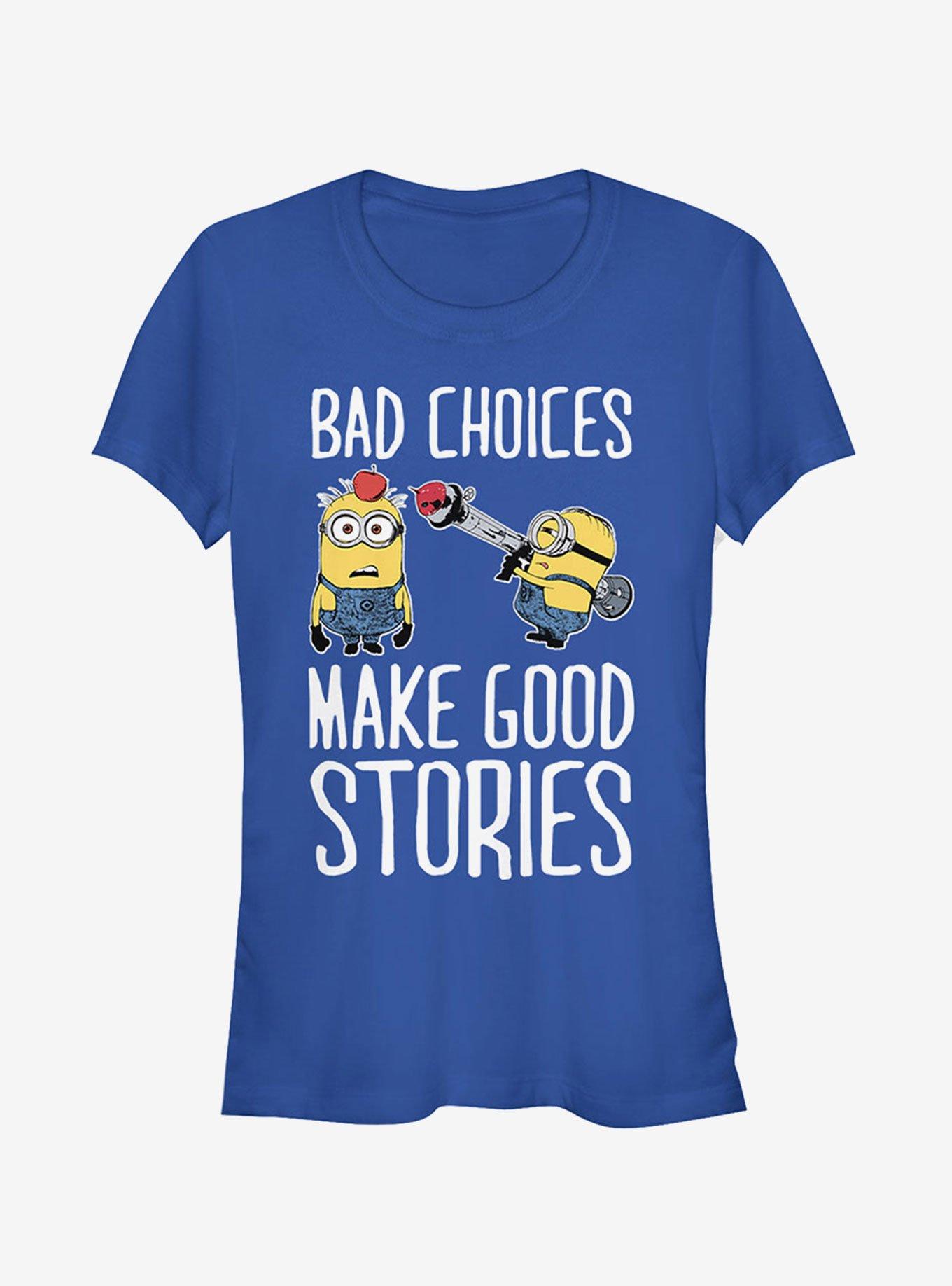 Minion Bad Choices Girls T-Shirt, , hi-res