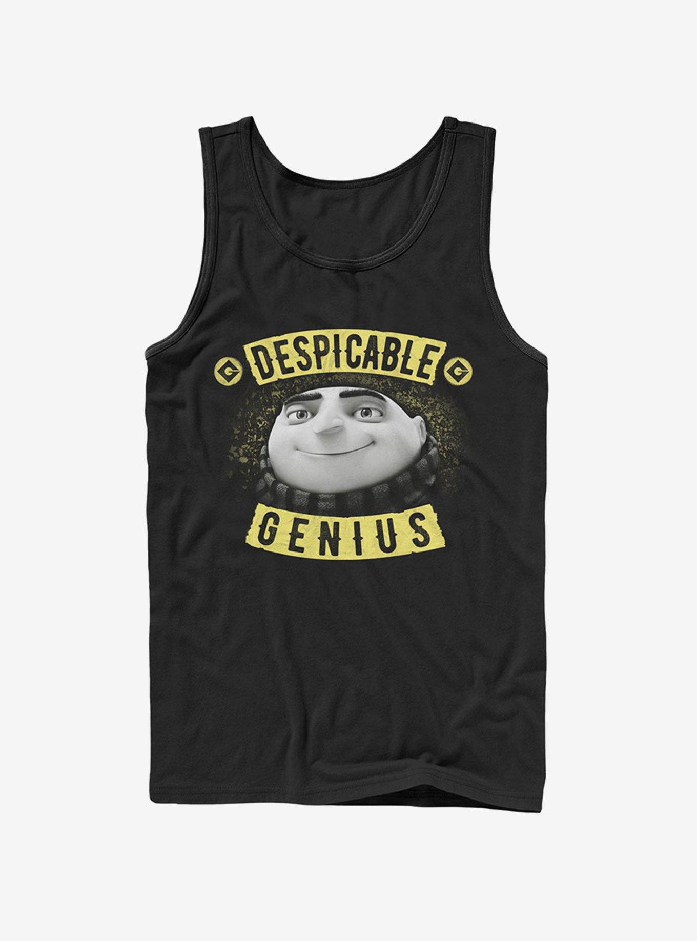 Minion Evil Genius Gru Banner Tank Top