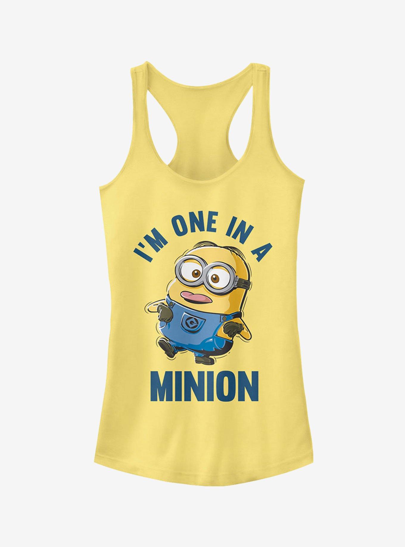 Minion I'm One in Minion Girls Tank Top, BANANA, hi-res