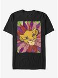 Disney Lion King Simba Leaf Mane T-Shirt, BLACK, hi-res