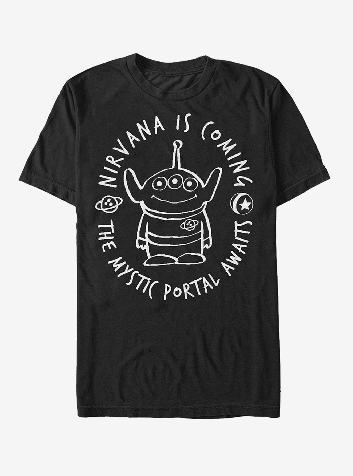 Disney Pixar Toy Story Squeeze Toy Alien Nirvana T-Shirt, BLACK, hi-res