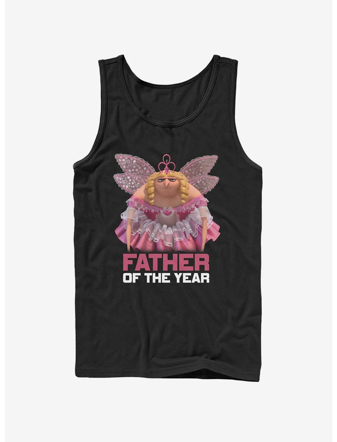 Minion Father of the Year Fairy Gru Tank Top, BLACK, hi-res