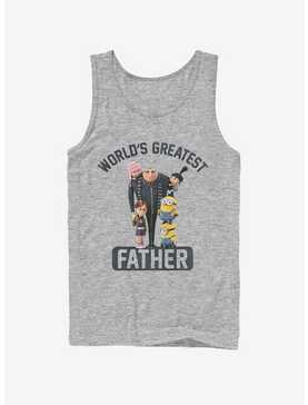 Minion World's Greatest Father Tank Top, , hi-res